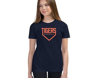 Detroit Tigers Baseball Youth T-Shirt | Kids MLB Michigan Tee