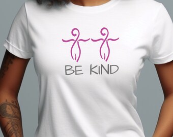 T-shirt Soyez gentil : citation positive, chemise sur la santé mentale