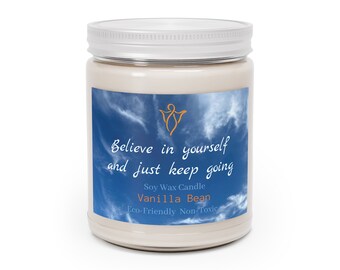 Good Vibes Only Candle with Empowering Quote is Ideal Housewarming, Positive Vibe, or Bridal Shower Present