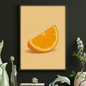 Orange Slice Wall Art