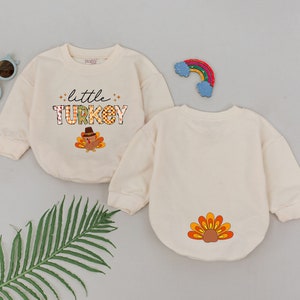Little Turkey Romper, First Thanksgiving Outfit, Turkey Baby Romper, Thankful Turkey, Turkey Day, Coming Home Outfit, Fall Announcement Gift