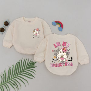 Personalized In My Spooky Era Romper, Halloween Baby Romper, Baby Shower Gift, Baby Boo Girls Outfits, Newborn for Girls, Spooky Season Gift