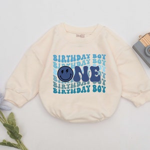One Birthday Boy Romper, First Birthday Boy Baby Romper, One Birthday Gift, One Candle Outfits, Newborn For Boys, New Baby Clothes