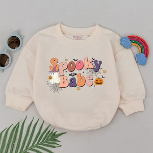 Spooky Babe Romper, First Halloween Romper, Halloween Costume, Baby Shower Gift, Baby Boo Outfits, Newborn for Girls, Spooky Season Clothes