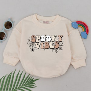 Spooky Season Baby Romper, First Halloween Romper, Halloween Costume, Baby Shower Gift, Baby Boo Outfits, Newborn for Girls, Spooky Dude