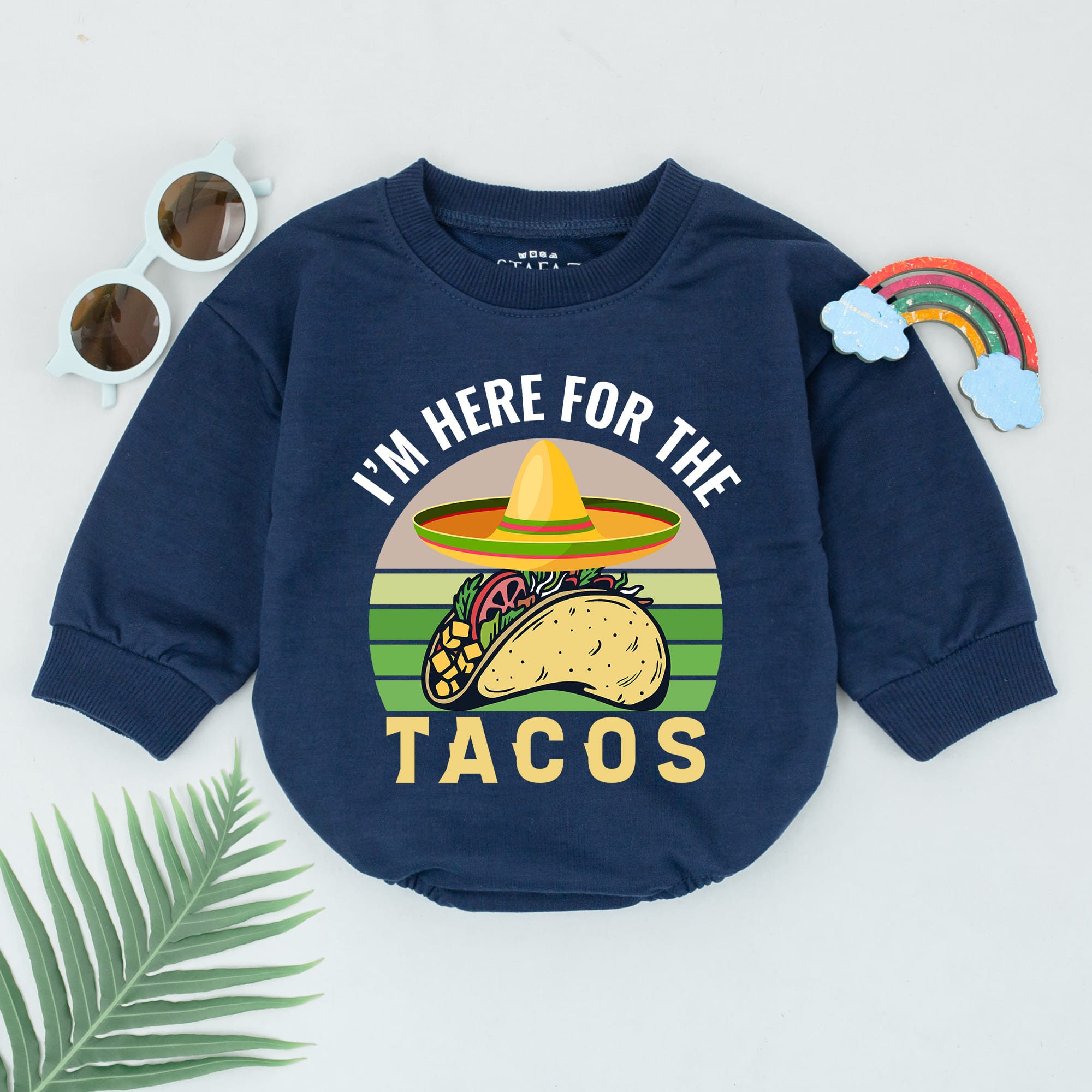 I'm Here for the Tacos Romper, Cinco De Mayo Bodysuit, Taco Bout One, Abuela Outfit, Baby Clothes, Baby Shower Gifts, Mexican Baby Clothes