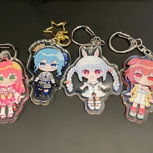 Hololive JP Vtuber Acrylic Charm, Fan Merch(Hoshimachi Suisei, Pekora, Inugami korone, Sakura Miko)