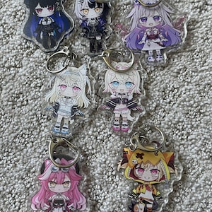 HoloEN Charms Holo Advent and Part of Holo Justice(Koseki Bijou,Shiori Novella Nerissa,Ravencroft Fuwamoco)(Raora Panthera and Gigi Murin )
