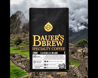 Peruvian Coffee | Single Origin Coffee | Medium Roast | Specialty Coffee | Roasted Coffee | Organic Coffee | Coffee Lover | Coffee Gift