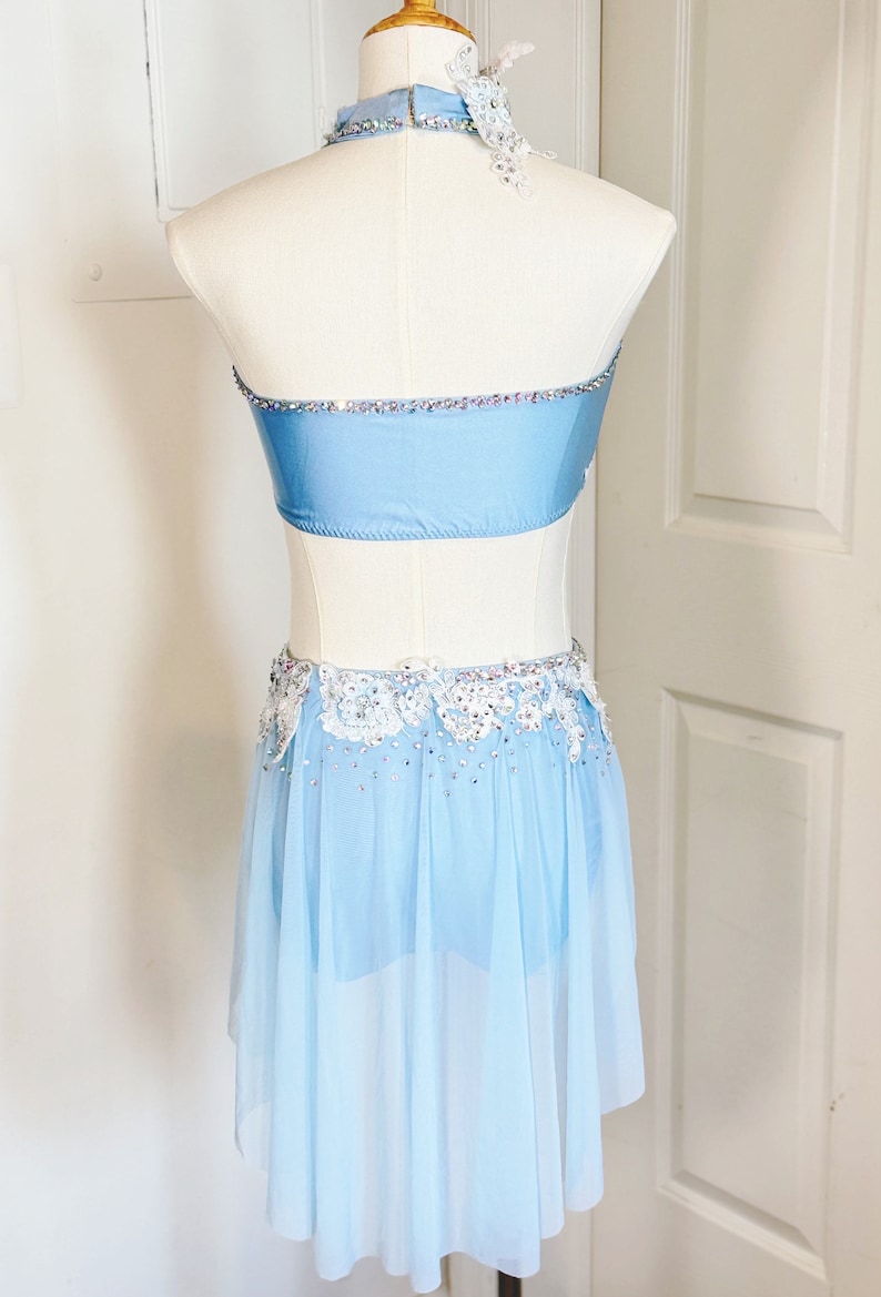 River Dance Costume – Girls Lyrical or Contemporary Solo Costume, Womens Jazz Competition Dancewear, Custom Teen Stage Performance Outfit main image 1