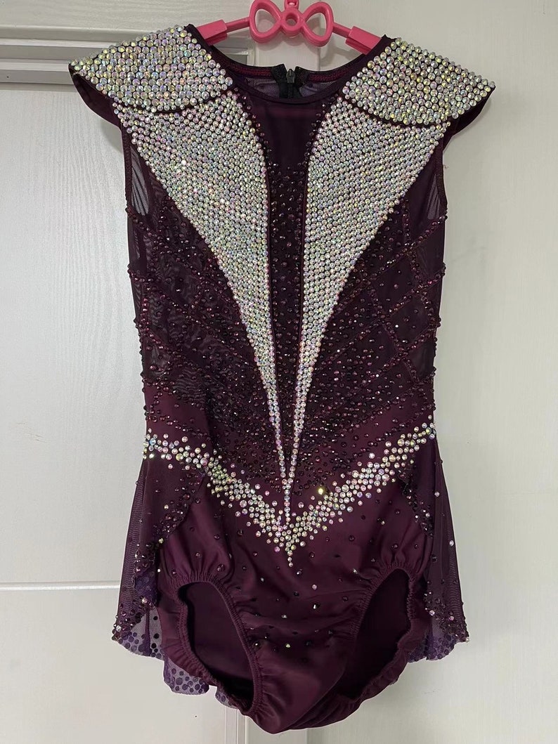 Ready to Ship Dance Costume Customizable Jazz Solo Fully Rhinestoned