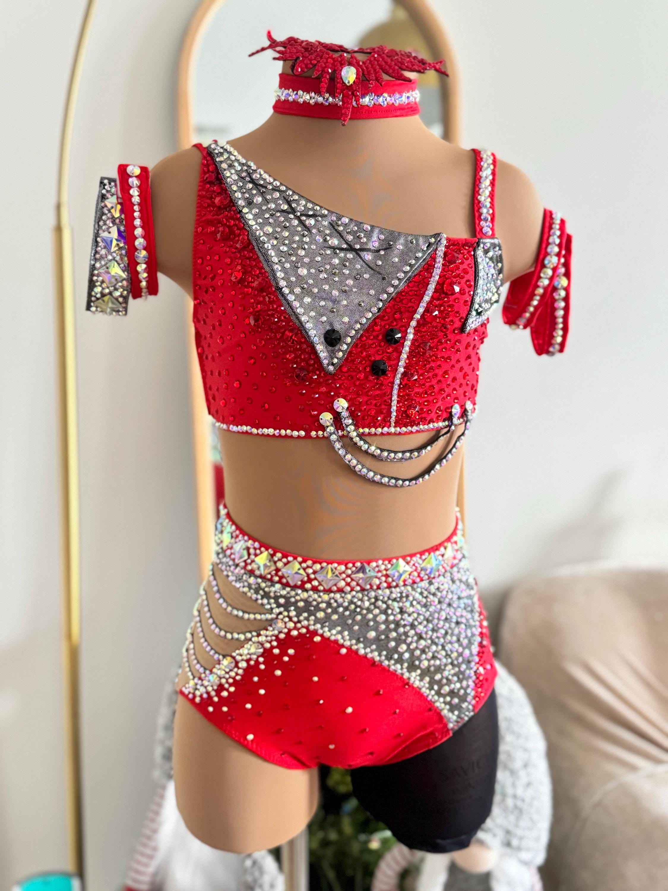 Red jazz costume - Etsy 日本