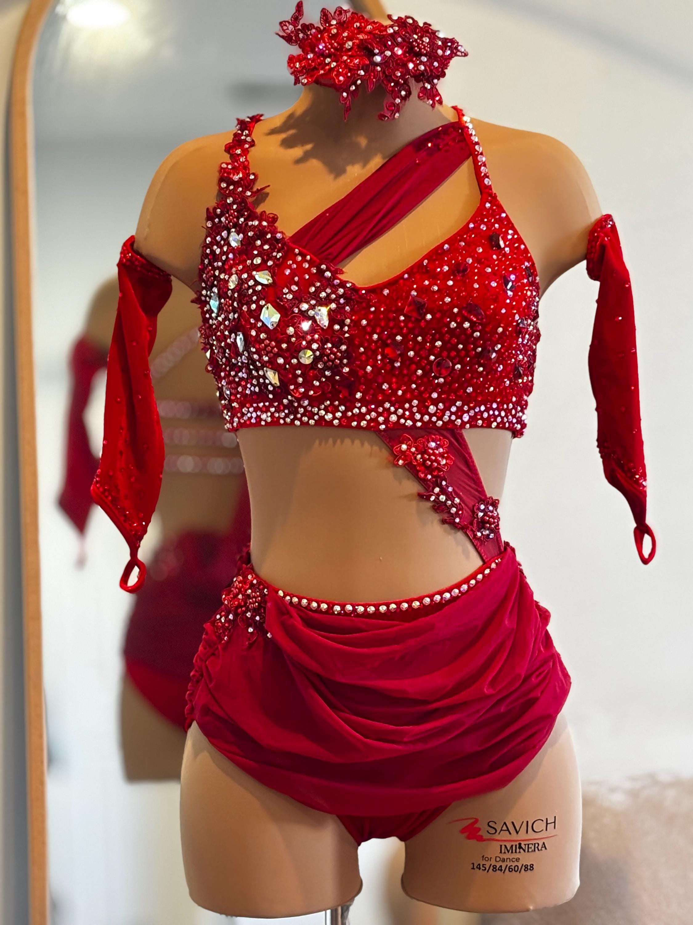 red flowy dance dress Burgundy Modern Flowy Ruffles Sleeves Ballroom Dance Dress for Women Girls  National Foxtrot Smooth Tango Waltz Dance Long Gown – Moderndancedress.com main image 1