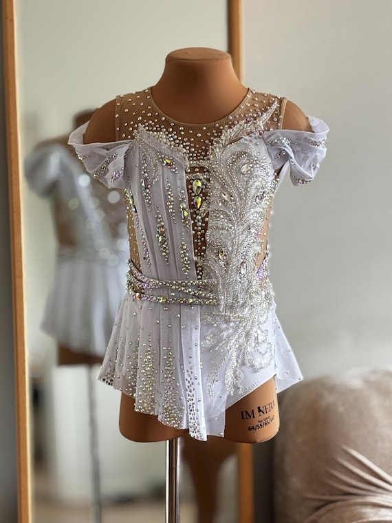 white contemporary dress CHICTRY Womens Lyrical Ballet Dance Modern Dance Costume Halter Neck Backless Skirted Leotard M White Dance Costume This stunning white dance outfit comes in both adult and child sizes Women white contemporary dance dresses