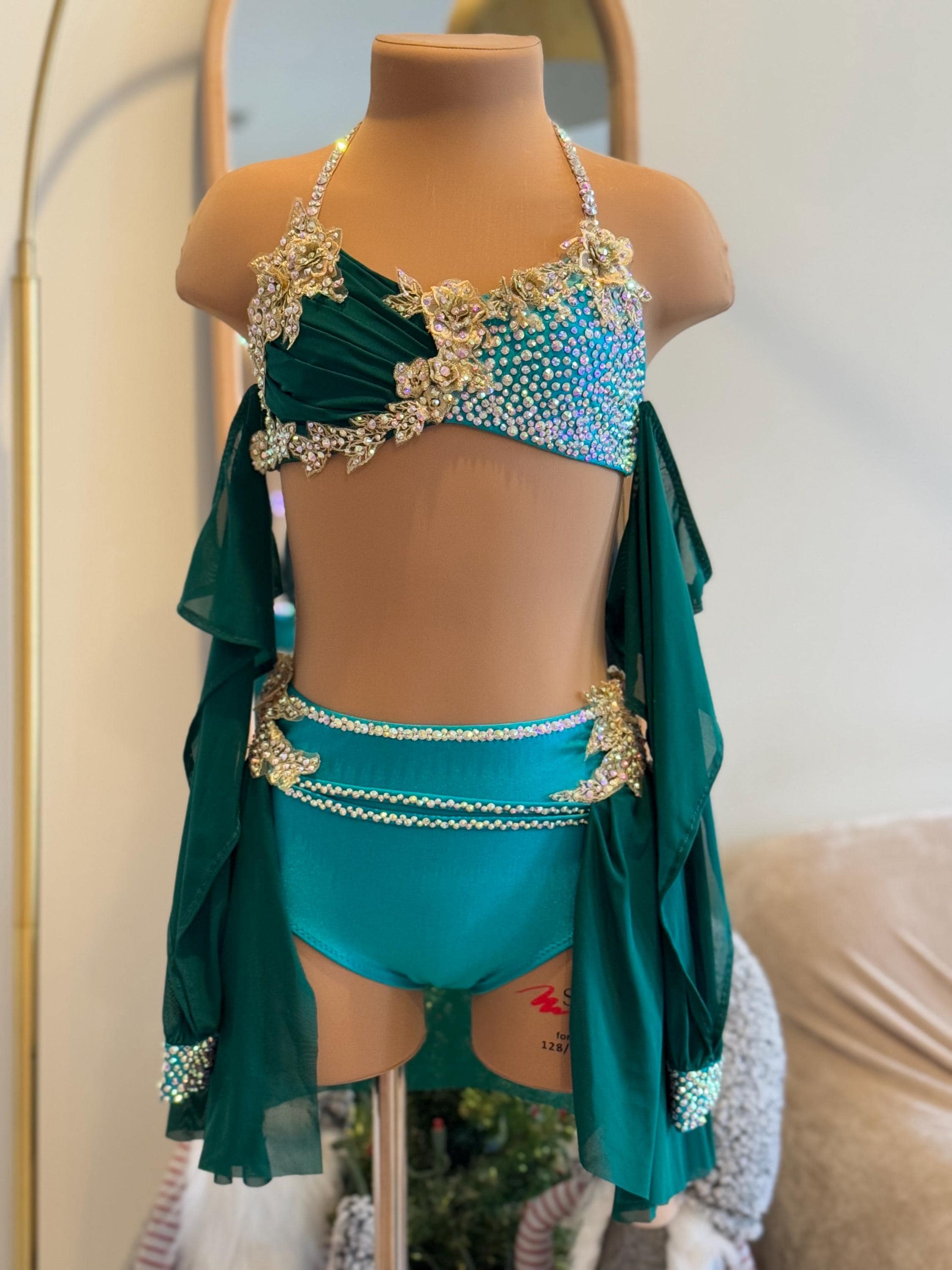 Dark Green Lyrical Costume - Etsy