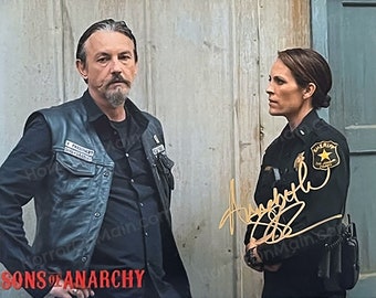 Annabeth Gish *signiertes Foto* Sons of Anarchy