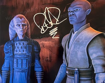 Robin Atkin Downes *signiertes Foto* Star Wars Clone Wars, Cham Syndulla