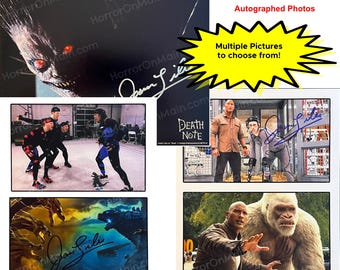 Jason Liles *autogrammierte Fotos* Death Note, Godzilla: King of the Monsters, Rampage