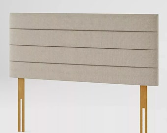 Plush Vertical Panel Headboard: Divan & Ottoman Bed Compatible