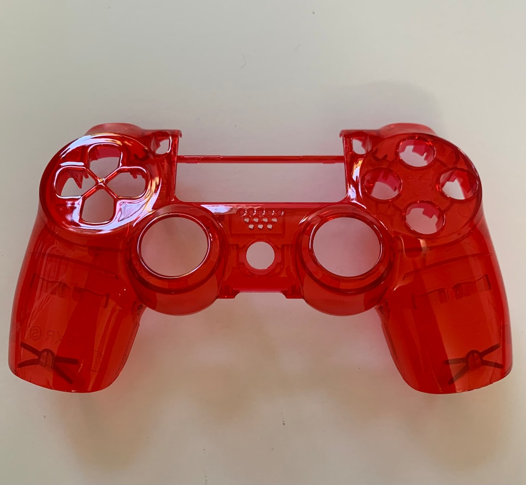 Transparent Red, Faceplate/shell for Controller, Sony Playstation