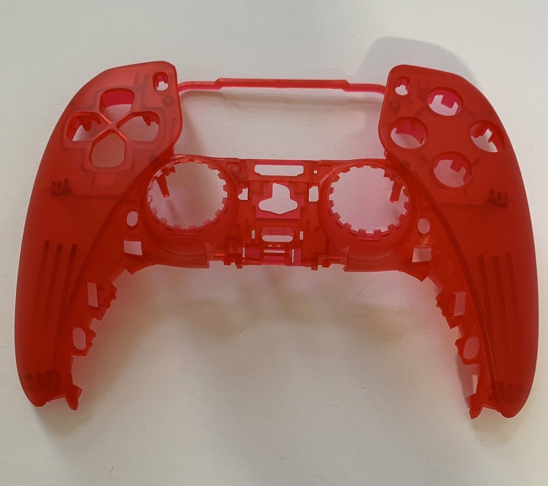 Transparent Red, Faceplate / Shell for Controller, Sony Playstation 5 ...