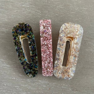 Glitter Hair Clips