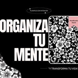 Planificador Diario Digital PDF | Agenda Floral para GoodNotes, iPad o Imprimir | Organizador Diario Descargable
