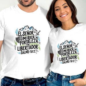 Spanish Bible Verse T-Shirt Design: Motivational Quote PNG (Digital Download)