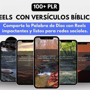 100+ Spanish Christian Reels for Social Media, PLR, Faith Reels, Christian Content Creator, Religious Reels, Faith Reels