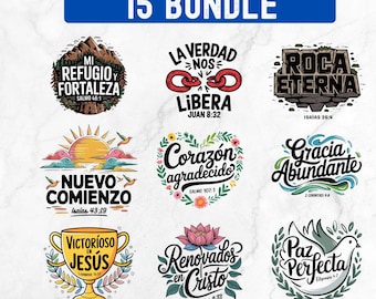 Bundle 15 Spanish Bible Verse | Frases religiosas | Christian Phrases png | Frases cristianas Spanish Christian Quotes, | Christian Clipart