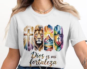 Spanish Bible Verse PNG: Christian T-Shirt Design (Digital Download)