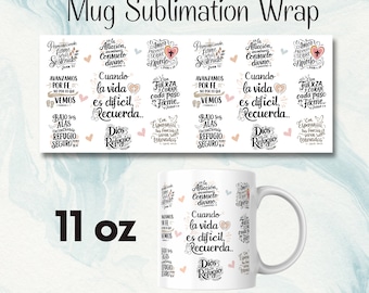 Spanish Bible Quotes Mug: Inspirational Christian Gift (11 oz)