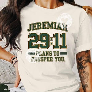 Jeremiah 29:11 PNG, Plans to Prosper You, Bible Verse Sublimation, Christian Football Jersey PNG, Faith Worship Digital Download