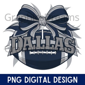 Dallas Coquette Football PNG: Bows & Boots Digital Download