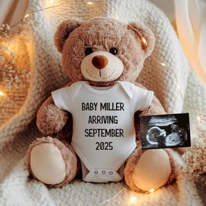 Digital Pregnancy Announcement for Social Media Editable Letter Board Pregnancy Announcement Gender Neutral Announcement Instant Download