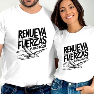 Spanish Bible Verse - Frases religiosas T-Shirt Motivational Quote PNG Inspirational Christian Tee Design Digital Download