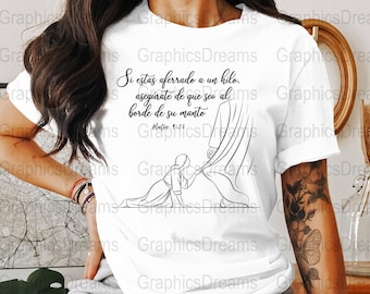 Spanish Bible Verse Shirt Design: Christian PNG SVG (Digital Download)