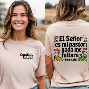 Spanish Bible Verse PNG: Christian T-Shirt Design (Digital Download)