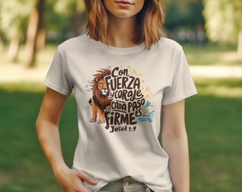 Spanish Bible Verse - Frases religiosas T-Shirt Motivational Quote PNG Inspirational Christian Tee Design Digital Download