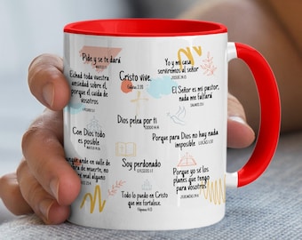 Spanish Bible Verse Mug: Motivational Christian Gift (Digital Download)