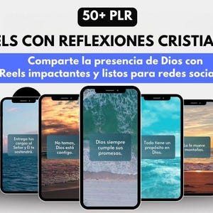50 Spanish Christian Reels for Social Media, Reflexiones Cristianas, Faith Reels, Christian Content Creator, Religious Reels, Faith Reels