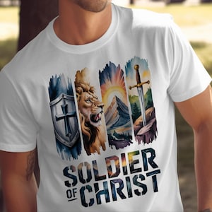 Christian Mens PNG Bundle | Armor of God |Bible Verse Designs | Religious PNG for T-Shirts | Shirt Jesus Dtf Prints