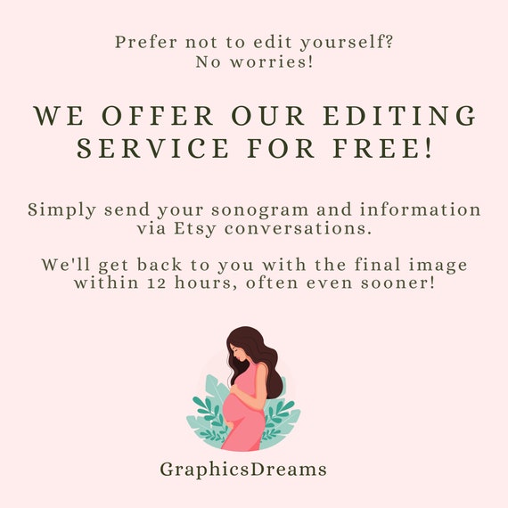Christmas Pregnancy Announcement Holiday Digital Baby Announcement Editable Template Instant Download Girl Gender Reveal Special Gift