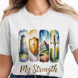 Christian Shirt PNG: Retro Bible Verse Design (Digital Download)