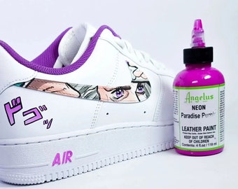 Jojo Bizarre Adventure  Gyro X Johnny Air Force 1 Custom Custom Shoes, Custom Air Force 1, Custom Sneaker, Mother day gift