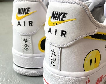 Drew House Airbrush 1 Custom Custom Schuhe, Custom Air Force 1, Custom Sneaker, Muttertagsgeschenk