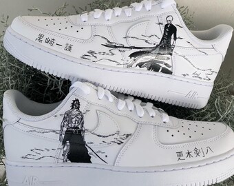 Ichigo X Kenpachi Air Force 1 Custom Custom Schuhe, Custom Air Force 1, Custom Sneaker, Muttertagsgeschenk