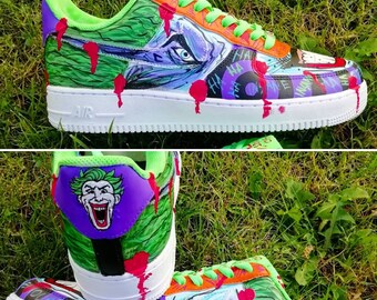 Joker Air Force 1 Custom Custom Schuhe, Custom Air Force 1, Custom Sneaker, Muttertagsgeschenk