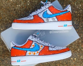 Dragon Ball Cartoon Air Force 1 Custom Custom Shoes, Custom Air Force 1, Custom Sneaker, Mother day gift