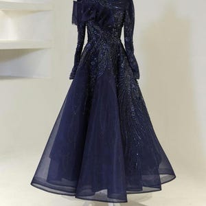 Prinzessin Kollektion / Exklusive Stickerei / Hochzeitskleid / Abendkleid / Islamisches Tuch / Hijab / Abendkleid / Bescheiden / Frauenkleid